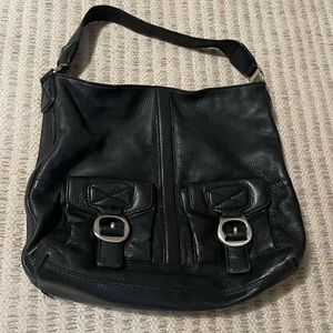 Michael Kors Black Leather Bag / Purse classic vintage in excellent condition